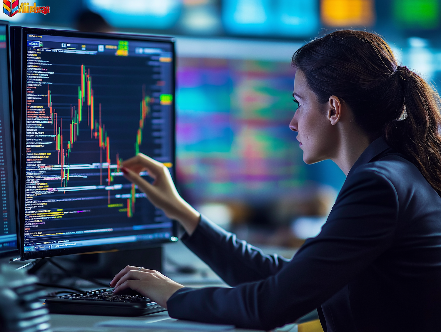 A person carefully reviews an online job listing on a laptop, cross-referencing company details to ensure its legitimacy.