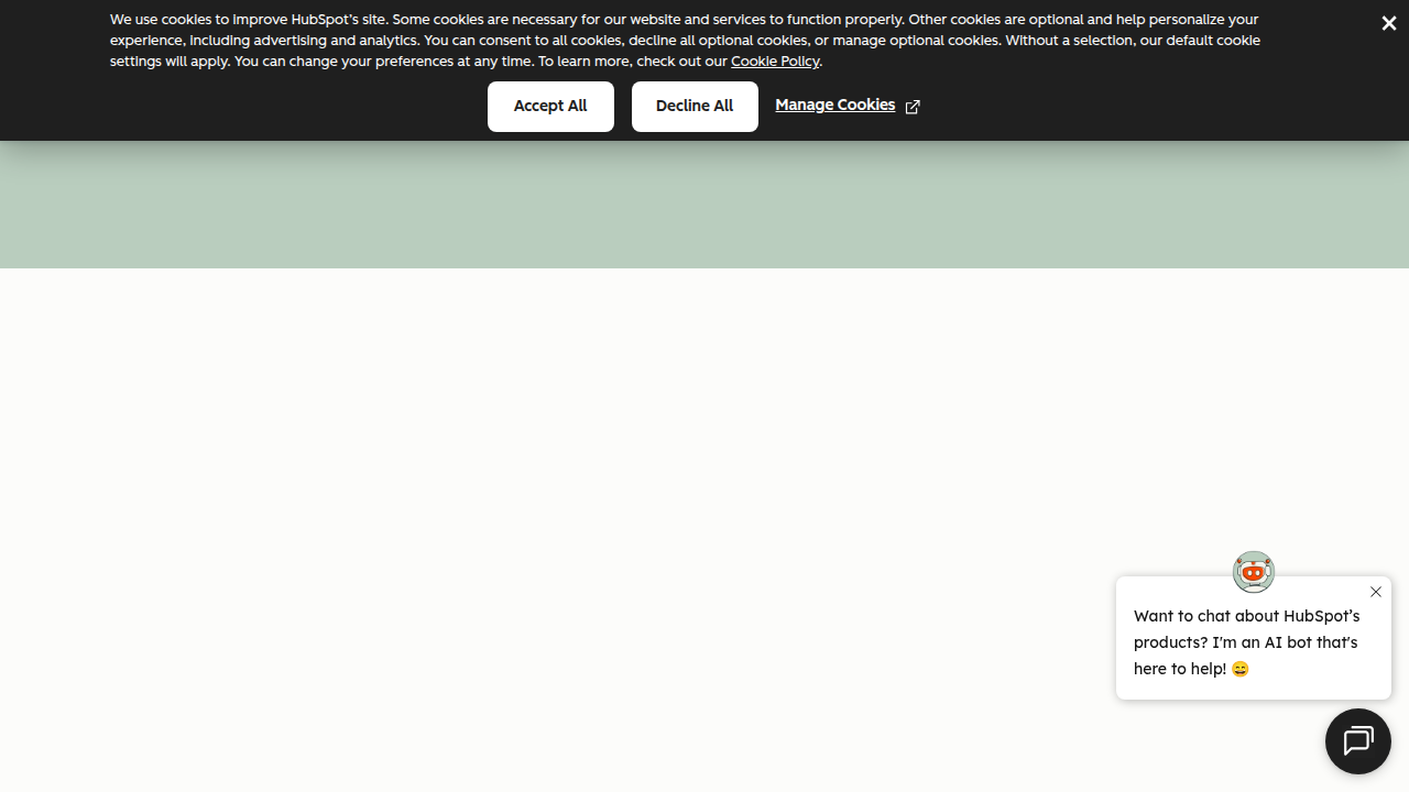 A screenshot of the HubSpot CRM interface, illustrating a common tool used by remote sales teams to manage customer interactions and track sales progress.
