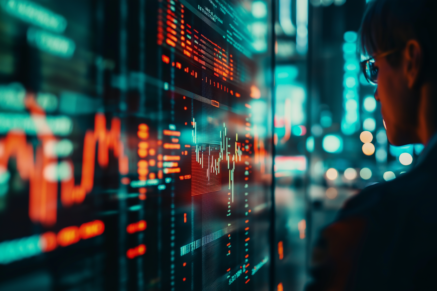 A focused woman analyzes data on multiple screens, representing the analytical and problem-solving nature of a Sales Operations Analyst role.
